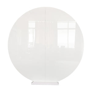 White Acrylic Circle 