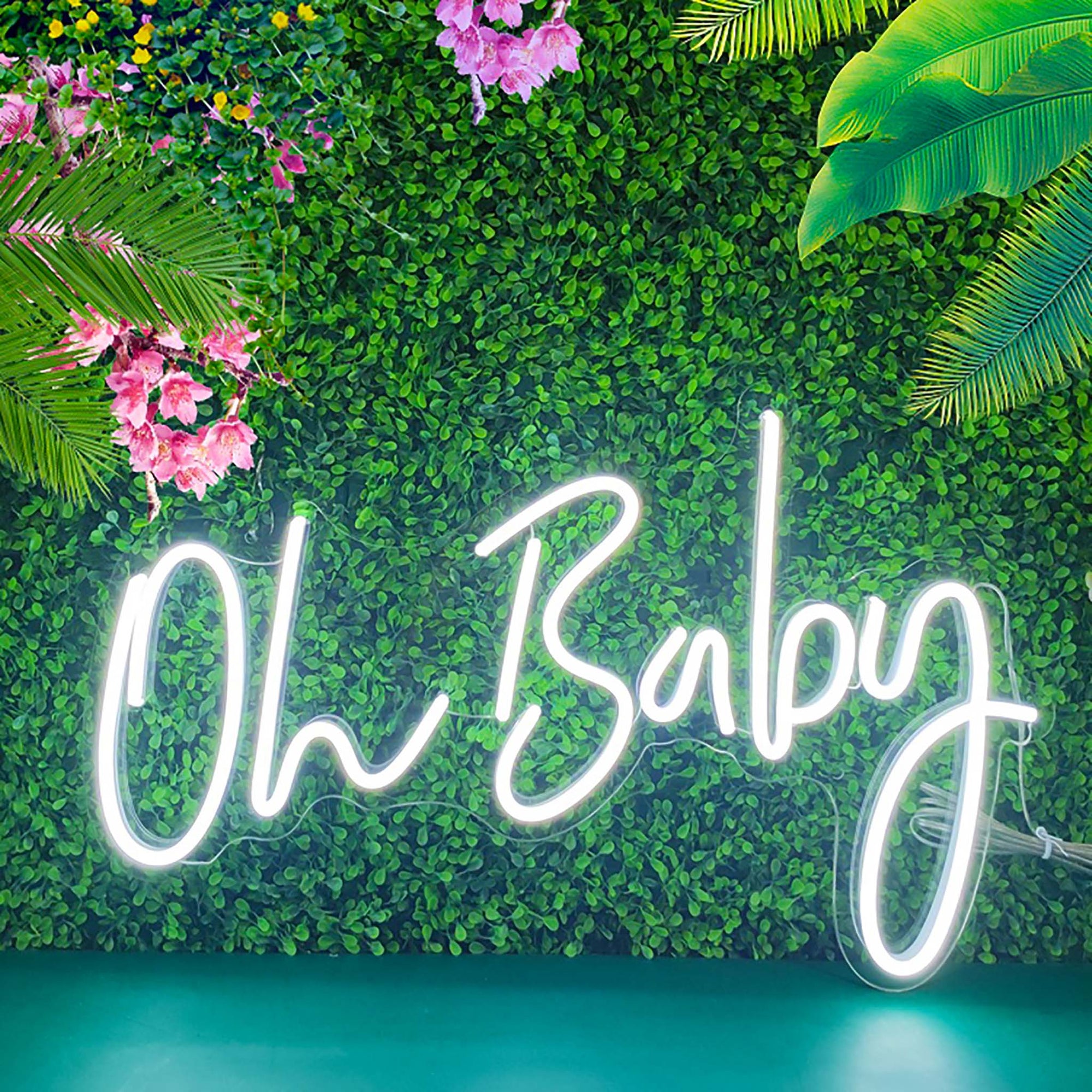 Oh-Baby Neon sign
